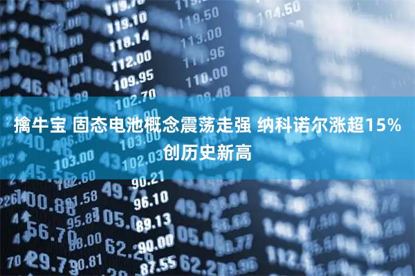擒牛宝 固态电池概念震荡走强 纳科诺尔涨超15%创历史新高